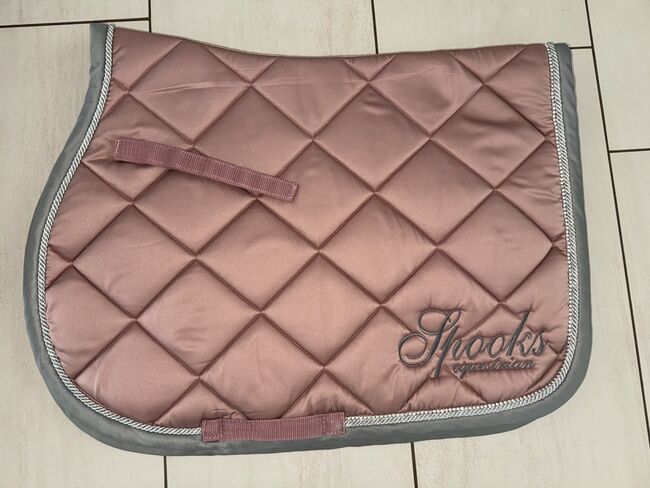 Rosa Spooks Schabracke mit Glitzer Rand, Spooks , Celina , Dressage Pads, Handewitt