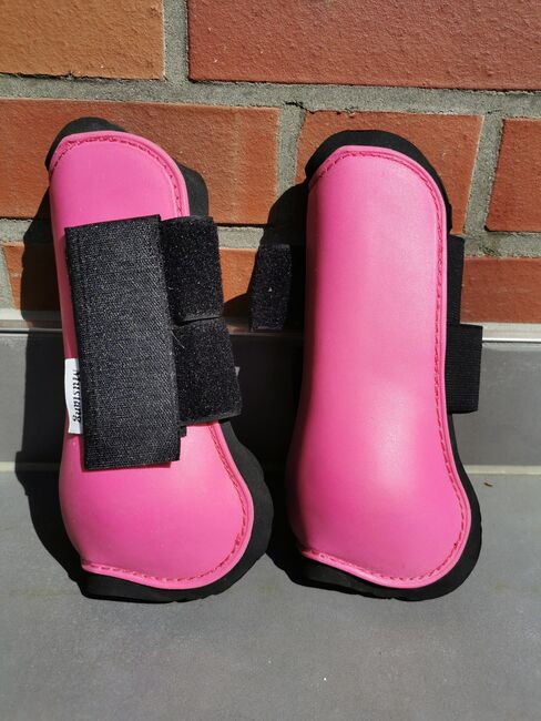 Pinke WB Gamaschen, Mustang, Kea, Tendon Boots, Fintel