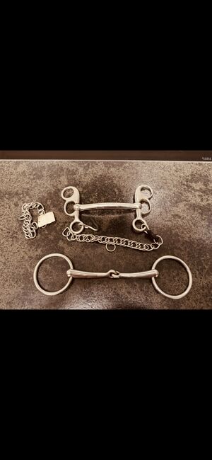 Gebisse verschiedene, HKM ? Stange und gebrochen , Tamara, Wędzidła, Braunschweig