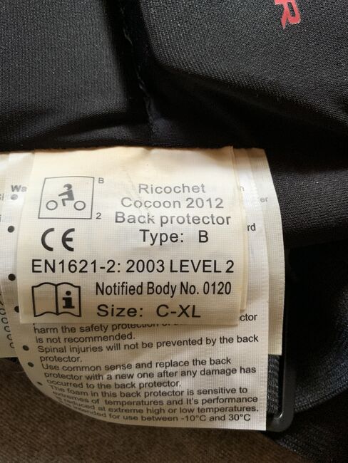 Rückenprotector, Steeds Back protector Typ B Level 2 , Kerstin Stauder , Safety Vests & Back Protectors, Hanhofen , Image 3