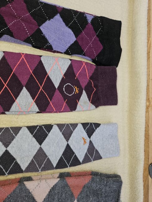 Reitersocken 5 Paar Rauten Gr.35-38, Mix Reitersocken , Birte Metzger-Jessen , Other, Weesby , Image 2