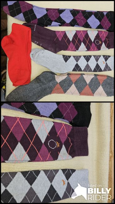 Reitersocken 5 Paar Rauten Gr.35-38, Mix Reitersocken , Birte Metzger-Jessen , Other, Weesby , Image 3