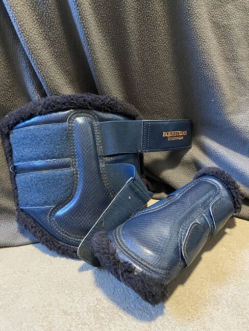 Equestrian Stockholm Gamaschen, Equestrian Stockholm  Monaco Blue, Lisa, Tendon Boots, Leipzig , Image 3