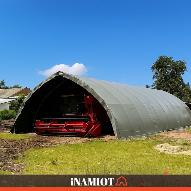 Rundbogenhalle 9,76 x 10 m ideal zur Lagerung von Heu, Stroh, Futtermitteln, Getreide, Dünger, Masch, Karol, Horse Shelters & Tents, Wrocław