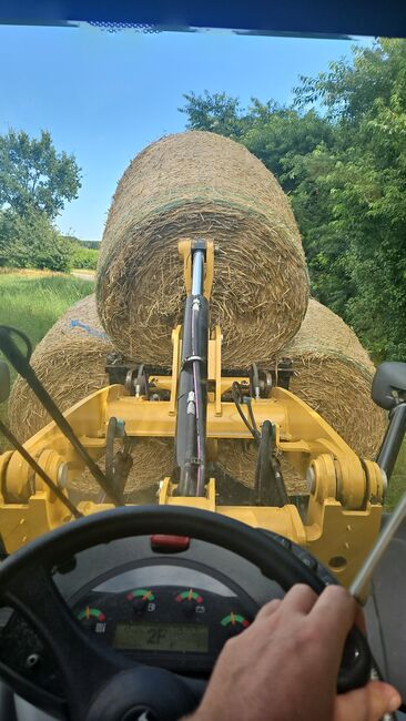 Roggenstroh, Roggenstroh  Rundballen 1,2mx1,4m, Jan Trost, Hay & Straw, Schwarzenbek, Image 2