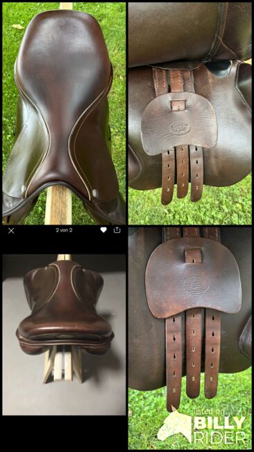 Neuwertiger Springsattel PRG-Jump braun 17,5 cm, GPR Jump, Jessica Roos, Jumping Saddle, Untersiemau , Image 12