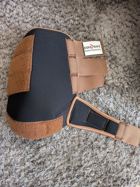 Neuwertig Fesselkopfgamasche Colorado - schwarz/braun Größe M, Equisafe  Colorado , Laura , Tendon Boots, Essen, Image 5