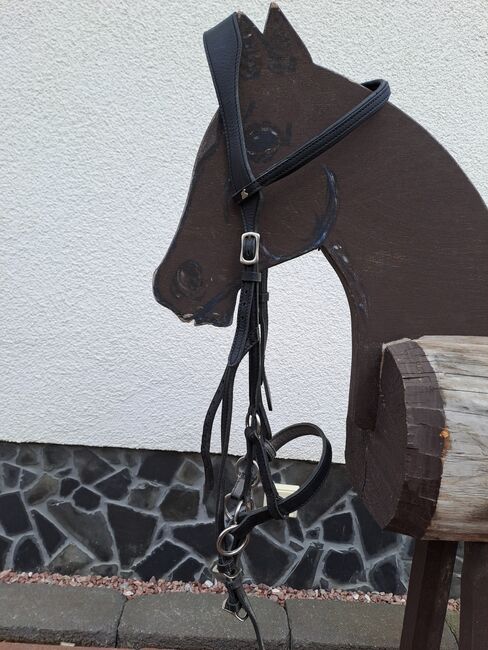 Sabro Sidepul schwarz WB, Sabro, Nadine, Bitless Bridles, Vettweiß, Image 5