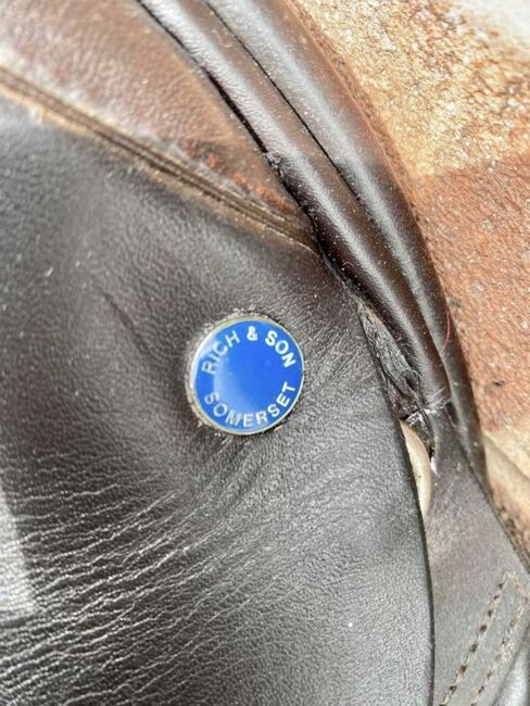 Saddle 18.5", Rich & Son, Karen Petza, All Purpose Saddle, Tottington, Bury, Image 3