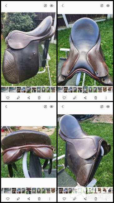 Saddle in brown leather, GFS, Karen Petza, Vielseitigkeitssattel (VS), Tottington, Bury, Abbildung 6