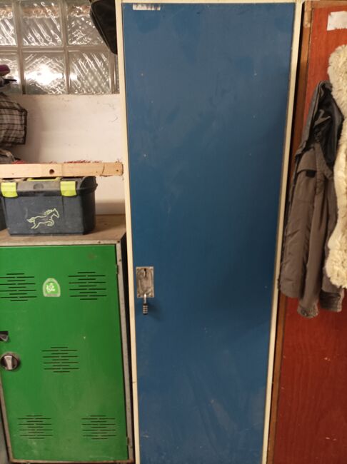 Sattelschrank/Bundeswehrschrank blau, Sattelschrank, Nicole, Tack Locker, Kevelaer 