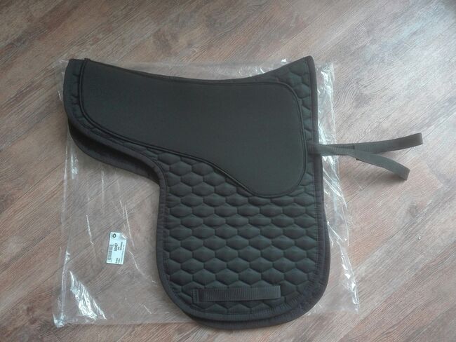 Satteldecke mit Moosgummi-Pad / WB DR / schwarz / NEU, Loesdau, S. Mer, Dressage Pads, Varel, Image 9