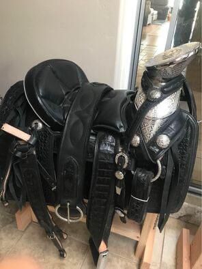 Saddle for sale made in Mexico,  Crocodile , Christina , Sonstiger Sattel, Rio rico az