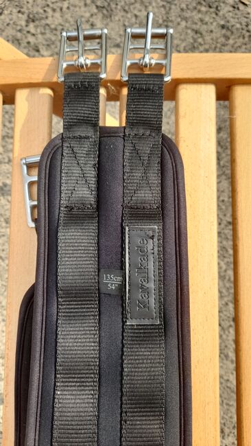 Sattelgurt, Kavalkade  Kavalkade Memory Classic 135cm, 54", Susanne Schäfer, Girths & Cinches, Schlitz 