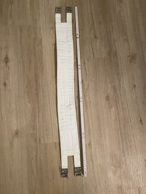 Sattelgurt Langgurt 100cm weiß, Melissa, Girths & Cinches, Neumünster, Image 2