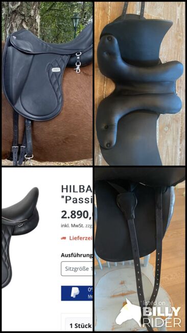 Sattel HILBAR  Royal "Passion" aus August 2021 NP 2890,-€, 17,5 Zoll, Hilbar Passion, Tina Schneider, Icelandic Saddle, Lübeck, Image 15