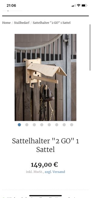 Sattelhalter steckbar, D&S EquiWelt , Jenny , Saddle Accessories, Hanau 