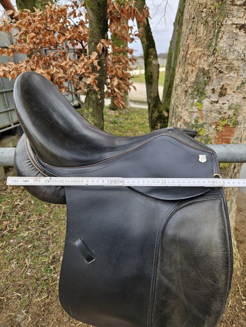 Sattel Massimo Dressur II - 17,5" - KW 34 - französische Kissen, Massimo Dressur II französische Kissen, Julia, Dressage Saddle, Göppingen, Image 8