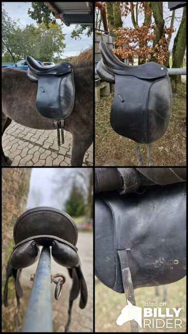 Sattel Massimo Dressur II - 17,5" - KW 34 - französische Kissen, Massimo Dressur II französische Kissen, Julia, Dressage Saddle, Göppingen, Image 11