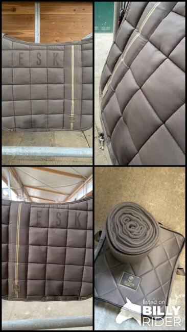 Schabracke Big Square Glitter mit bandagen(Heritage 21/22) in plaza taupe, Eskadron , Sk, Dressage Pads, Landshut , Image 6