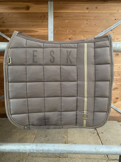 Schabracke Big Square Glitter mit bandagen(Heritage 21/22) in plaza taupe, Eskadron , Sk, Dressage Pads, Landshut 