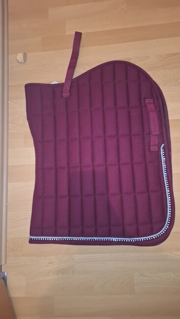 Schabracke bordeaux Glitzer, BR, Fabienne Gehrke , Dressage Pads, Ellerbek , Image 2