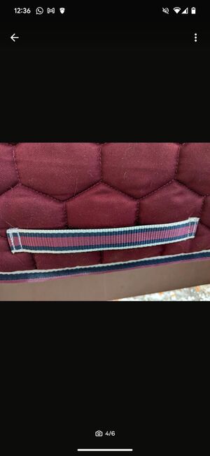 Schabracke Bordeauxrot, Equitheme, Beatrice , Dressage Pads, Basel , Image 4