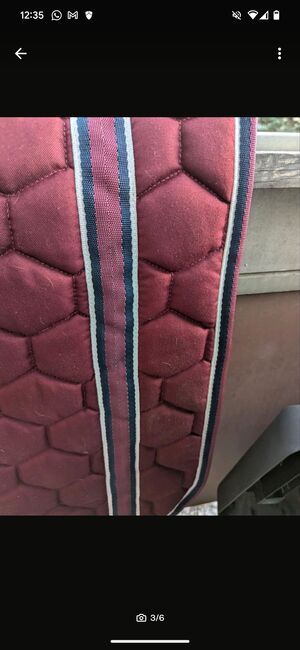 Schabracke Bordeauxrot, Equitheme, Beatrice , Dressage Pads, Basel , Image 3
