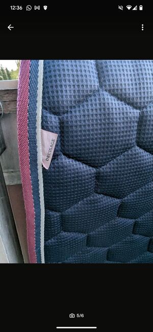 Schabracke Bordeauxrot, Equitheme, Beatrice , Dressage Pads, Basel , Image 5