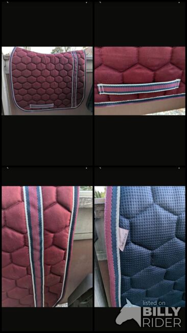 Schabracke Bordeauxrot, Equitheme, Beatrice , Dressage Pads, Basel , Image 6