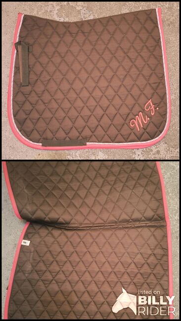 Schabracke Braun/Pink, Franziska , Dressage Pads, Mühlingen, Image 3