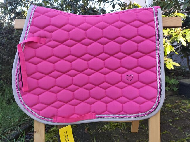 Schabracke Crystal pink VS Neu, HKM Crystal , Chanty, Dressage Pads, Gladbeck