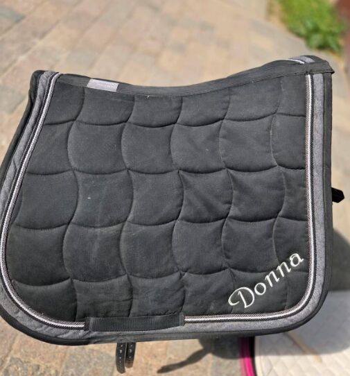 Schabracke "Donna" VS Full / WB schwarz-grau Esperado, Esperado, Katja, Dressage Pads, Halle (Saale)