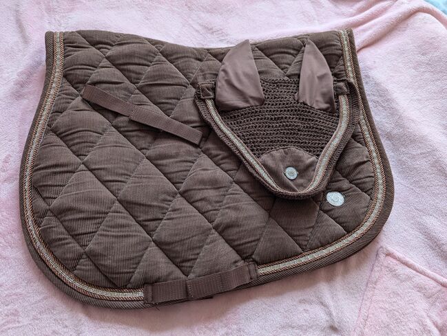 Schabracke und Fliegenhaube DR/GP Felix Bühler Cord, Felix Bühler  Cord, Zoe Winter, Dressage Pads, Leipzig