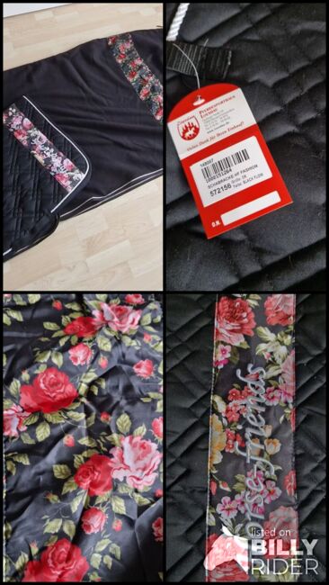 Set Schabracke & Abschwitzdecke mit Blumenmuster | Dressur, Loesdau HF Fashion, Alina, Horse Blankets, Sheets & Coolers, Lüneburg, Image 6