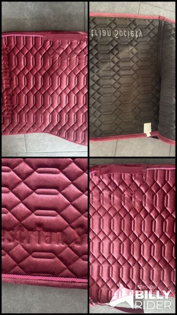 Schabracke samt Bordeaux, Equestian Society , Manuela Baur , Dressage Pads, Herdecke , Image 5