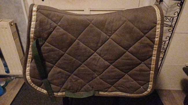 Schabracke mit Glitzersteinchen, Birgit Ahlers, Dressage Pads, Schürensöhlen 