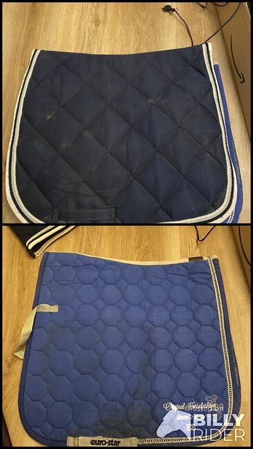 Schabracken blau DR, Janina Tischer, Dressage Pads, Amberg, Image 3