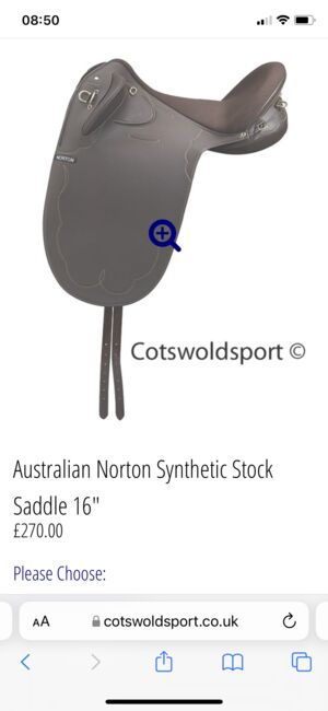 Saddle, synthetic, stock, Norton Stock/dressage, Angela Ristow, Western Saddle, Sevenoaks, Image 2