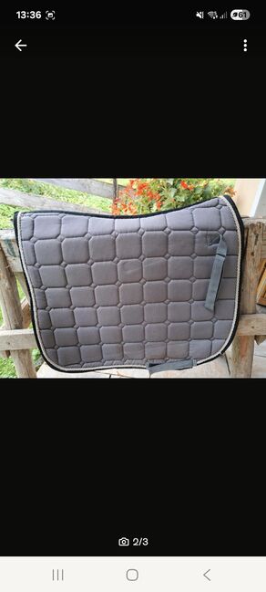 Satteldecke HKM grau, HKM, Ana-Luisa , Dressage Pads, Unterwössen