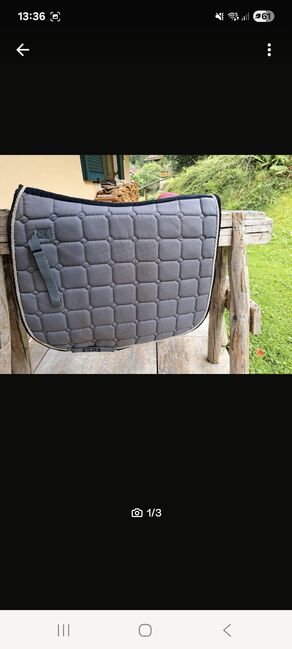 Satteldecke HKM grau, HKM, Ana-Luisa , Dressage Pads, Unterwössen, Image 2