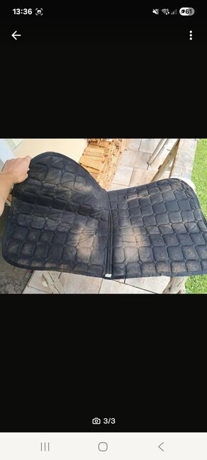 Satteldecke HKM grau, HKM, Ana-Luisa , Dressage Pads, Unterwössen, Image 3
