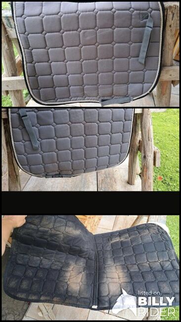 Satteldecke HKM grau, HKM, Ana-Luisa , Dressage Pads, Unterwössen, Image 4