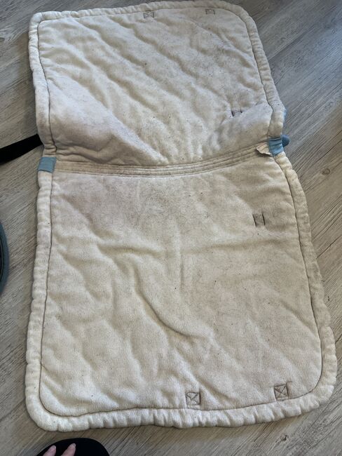 Satteldecke Hellblau HKM, HKM, Rebecca Oelschlegel, Dressage Pads, Ascheberg, Image 3