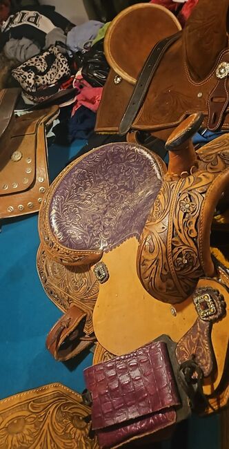 Saddles obo, Hilason silver royal box t, Derrick spain, All Purpose Saddle, Warsaw, Image 5