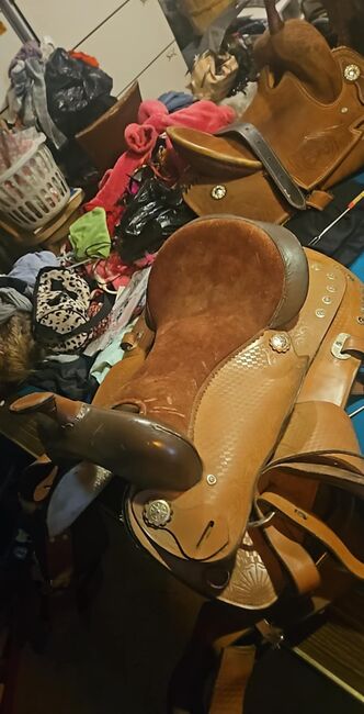 Saddles obo, Hilason silver royal box t, Derrick spain, All Purpose Saddle, Warsaw, Image 2