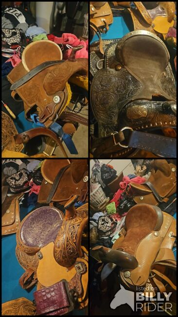 Saddles obo, Hilason silver royal box t, Derrick spain, All Purpose Saddle, Warsaw, Image 7
