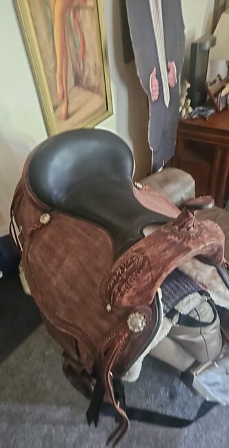 Saddles obo, Hilason silver royal box t, Derrick spain, All Purpose Saddle, Warsaw, Image 4