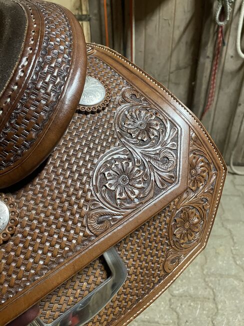 AM Saddleworld Pro Octagon, AM Saddleworld AM Saddleworld Pro Octagon, Bianca, Westernsattel, Sonnen, Abbildung 7