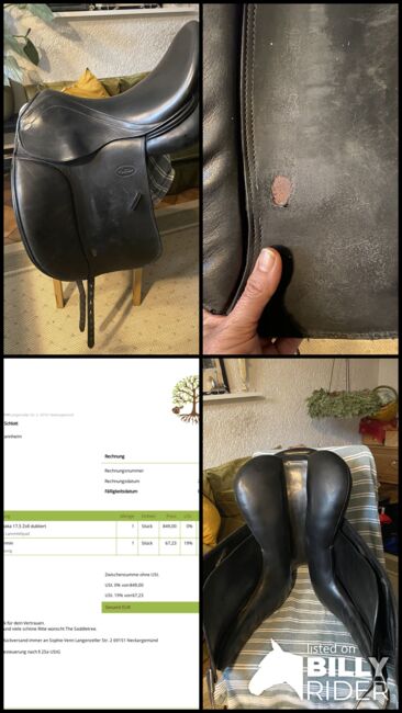 Sattel 17,5 Zoll Kentaur Ithaka, Kentaur Ithaka, Stephanie Schlott, Dressage Saddle, Mannheim, Image 9